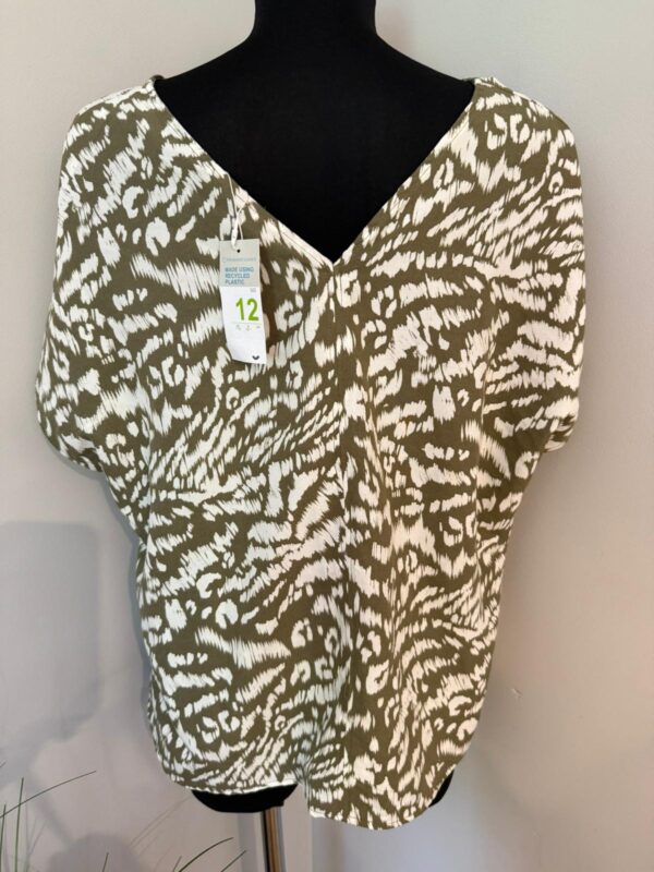 Bluzka khaki - obrazek 4