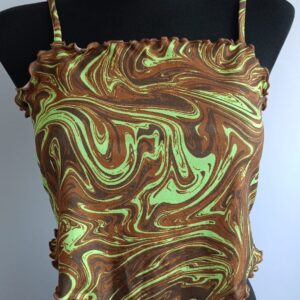 Top na ramiączkach w marmurkowy wzór – Neon & Nylon